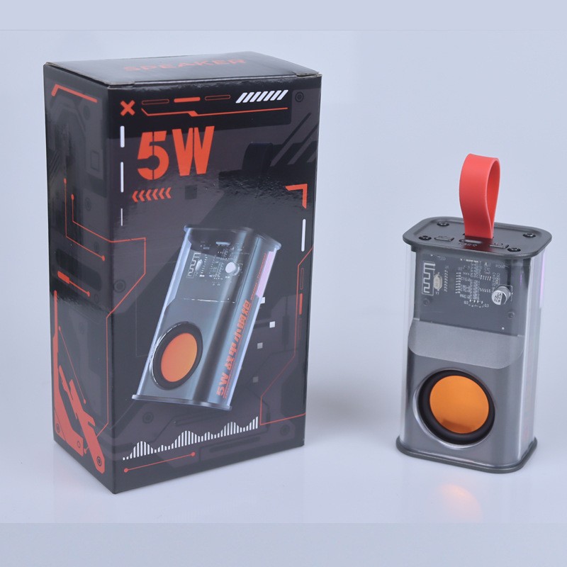 Loa Bluetooth Mini Trong Suốt A36 Nghe Nhạc Không Dây Nhiều Màu, Nghe nhạc cực hay, Bảo hành 12 Tháng