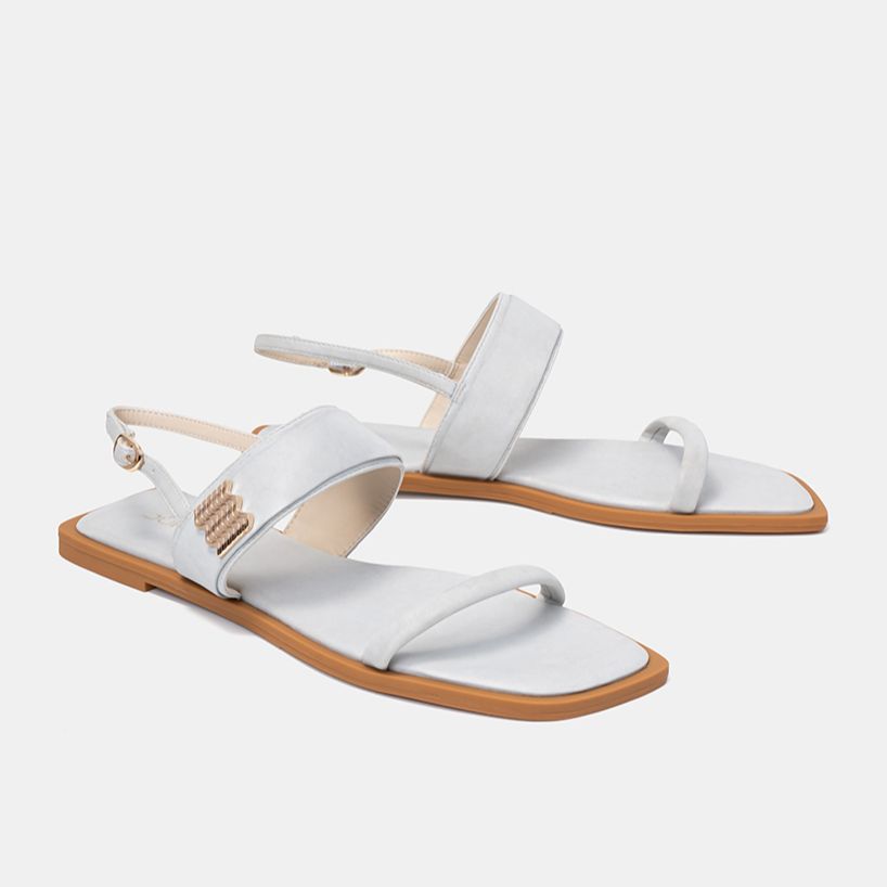 Giày Sandal Nữ 1cm Thời Trang JUNO Phối Khoá Wave SD01120