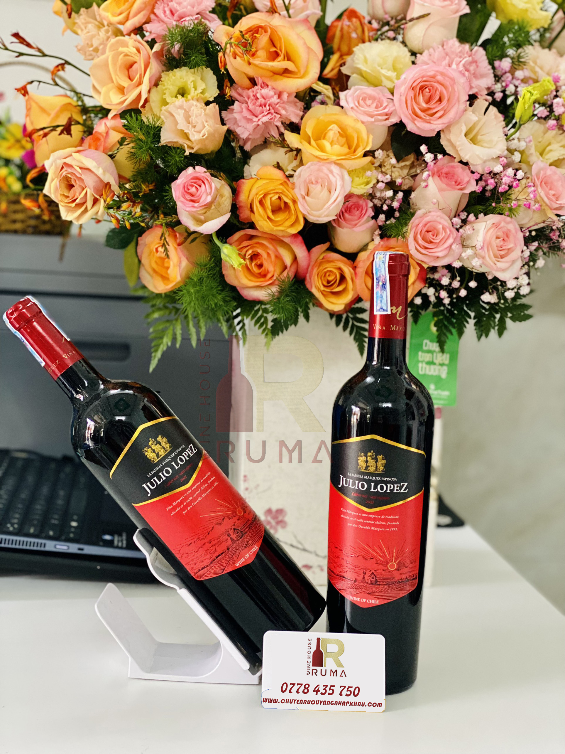 Vang Chile Julio Lopez Cabernet nhập khẩu chính hãng