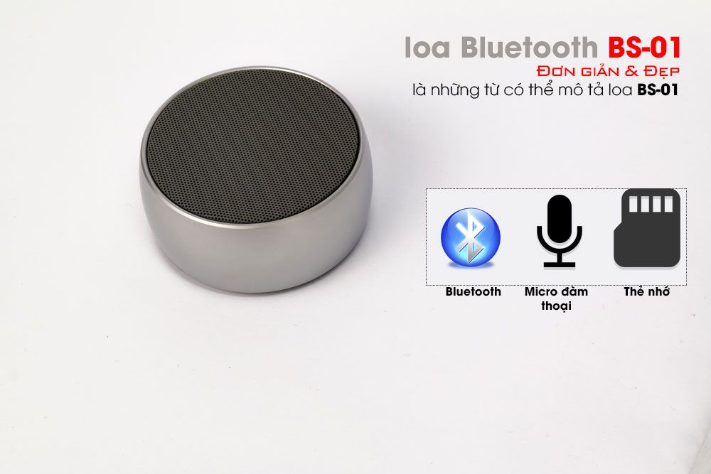 LOA BLUETOOTH BS-01 SIMPLYCITY