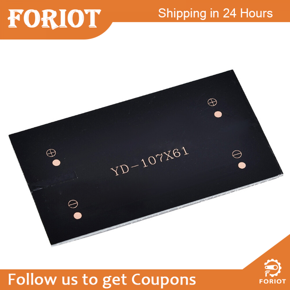Foriot Mini Solar Panel USB Solar Panel Charger 5v 1w with High Performance Monocrystalline for Garden Lighting Camping