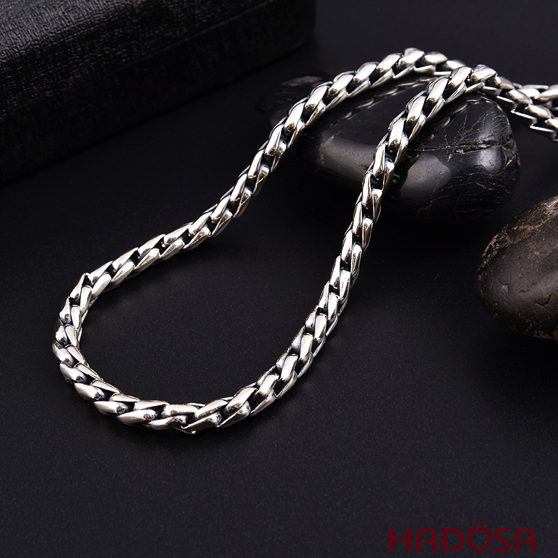 [Chính hãng] [Ảnh thật] [FreeShip] [Có sẵn] [Có bảo hành] Vòng cổ nam chất bạc Thái