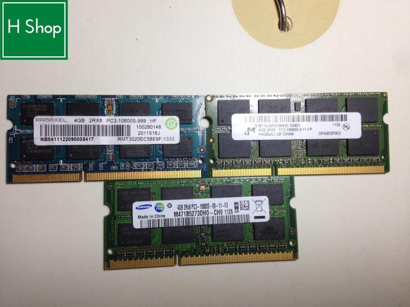 Ram Laptop DDR3 4Gb bus 1333 - 10600s, bảo hành 1 năm