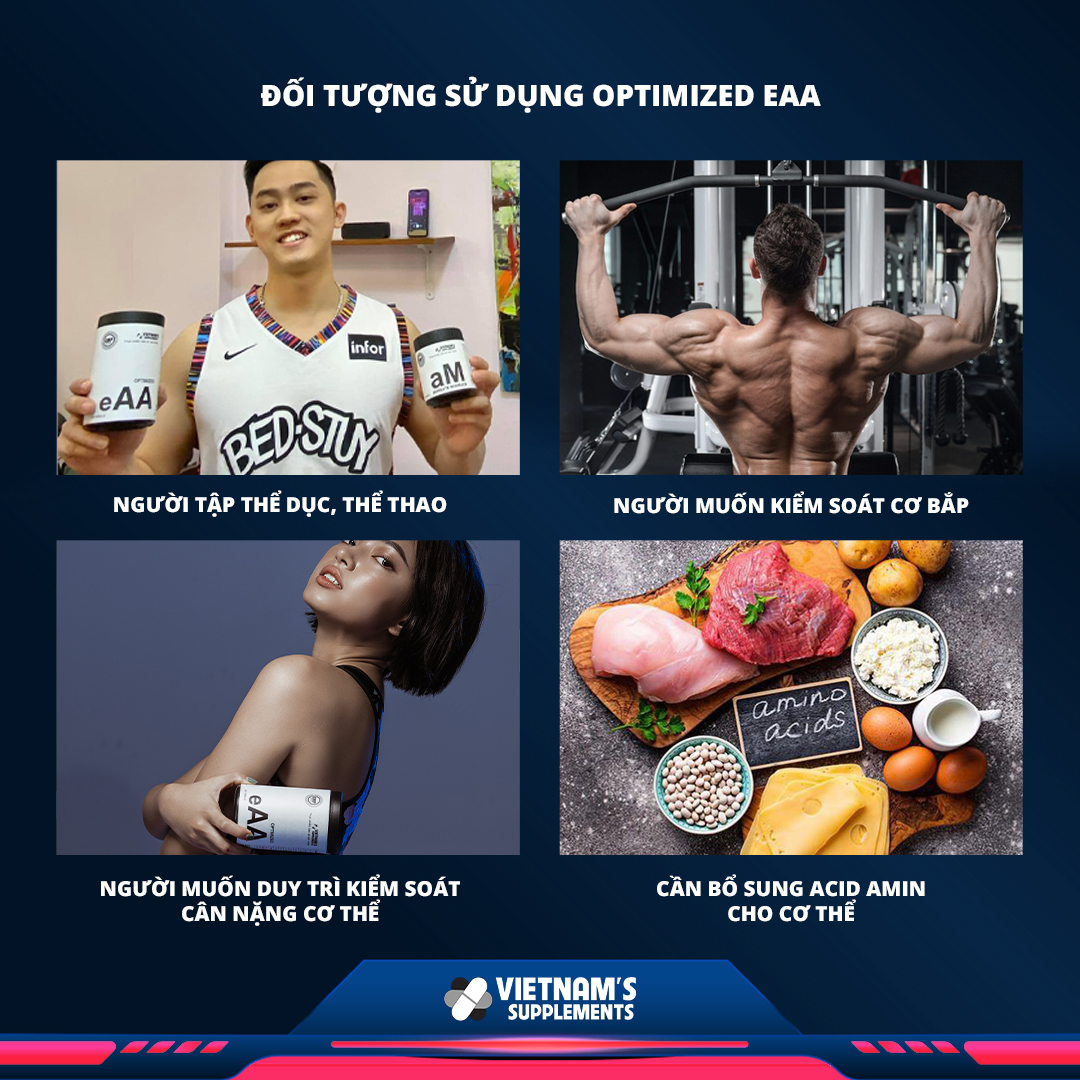 [THỰC PHẨM BẢO VỆ SỨC KHOẺ] Optimized EAA - Bổ sung amino acid