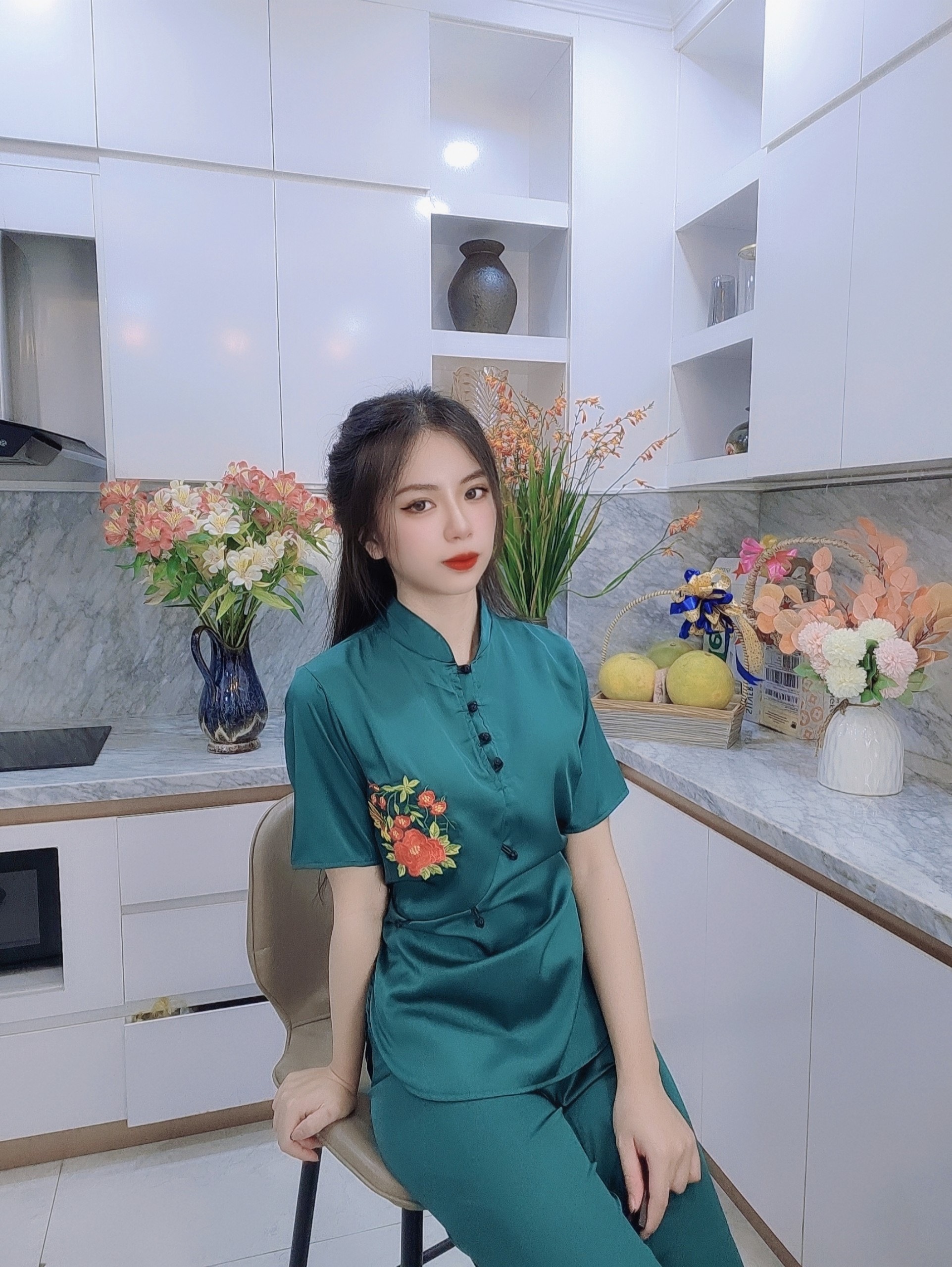 [HCM]SET ĐỒ LAM ĐI CHÙA HIỀN HỒ CAO CẤP