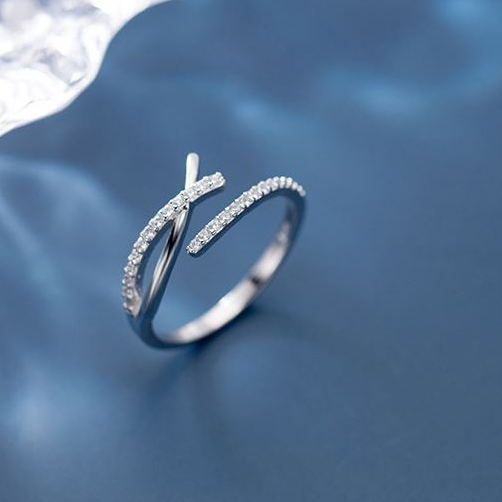 Nhẫn Bạc Nữ Thiết Kế Hở Tầng Sang Xịn - N2483 - Bảo Ngọc Jewelry