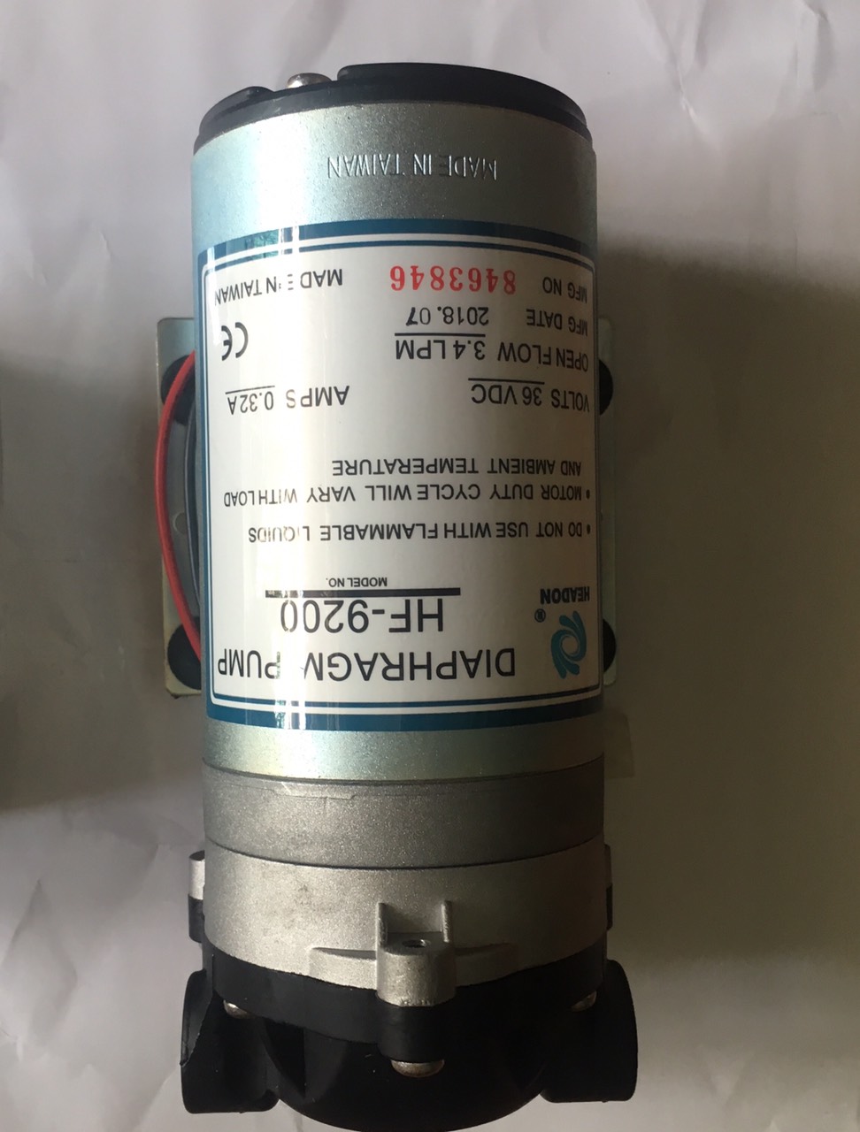 BỘ BƠM HEADON VÀ ADAPTER 36V DÙNG CHO MÁY LỌC CÔNG SUẤT LỚNHỆ THỐNG PHUN SƯƠNG 50-70PEC