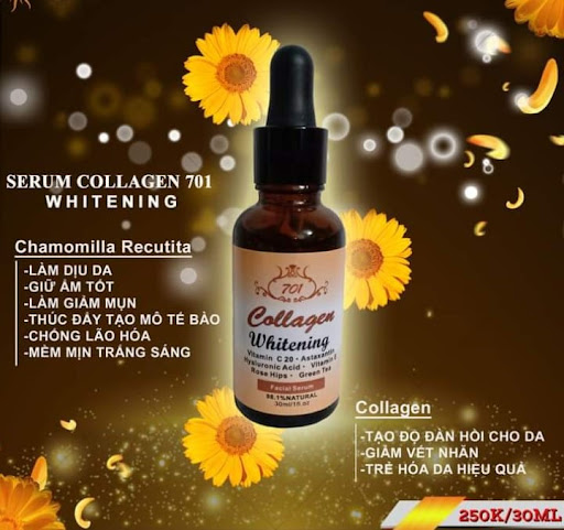 FREE SHIP MAX ][RẺ VÔ ĐỊCH] Serum dưỡng trắng da Collagen 701