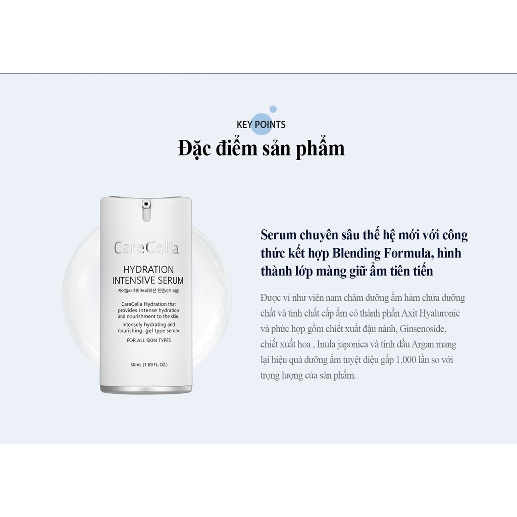 Tinh chất dưỡng da CareCella Hydration Intensive Serum Lọ 50ml