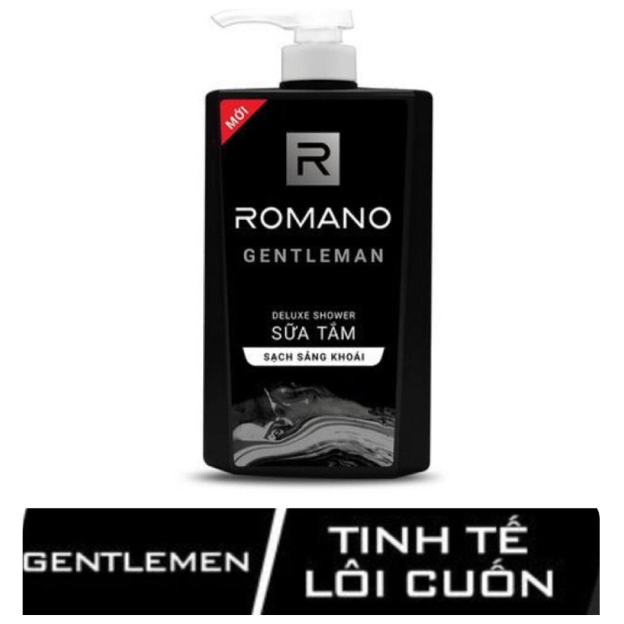 Sữa Tắm Hương Nước Hoa Romano Gentleman 650g