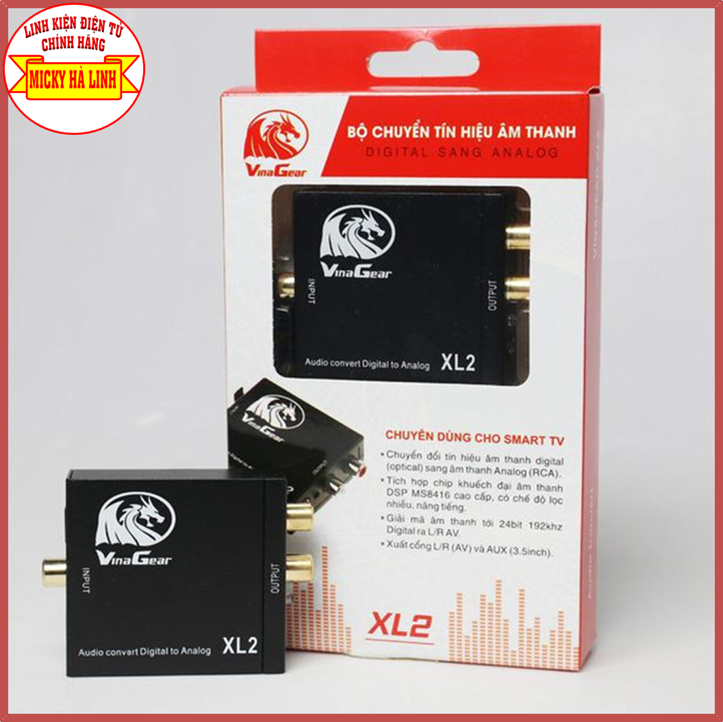 [HCM]OPTICAL XL2 - Bộ chuyển đổi tín hiệu âm thanh TV optical