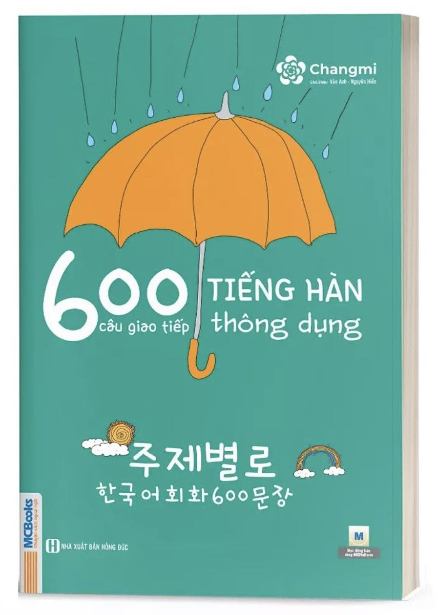 Sách 600 câu giao tiếp tiếng hàn thông dụng