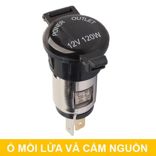 [HCM]Ổ mồi lửa và cắm nguồn điện ôtô xe máy 12V 24V