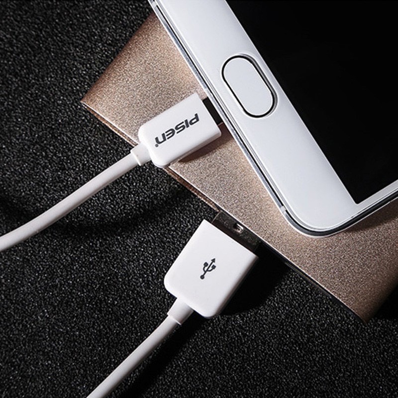 Cáp Pisen Micro USB 80cm - BH 18 Tháng