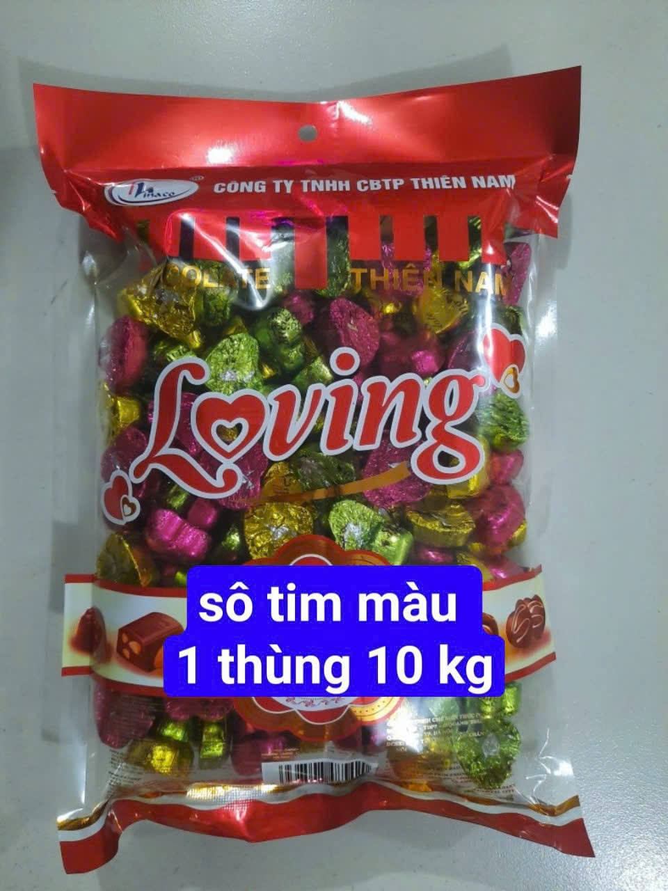 Socola Tim Vàng 1KG Thiên Nam, Quà Cưới