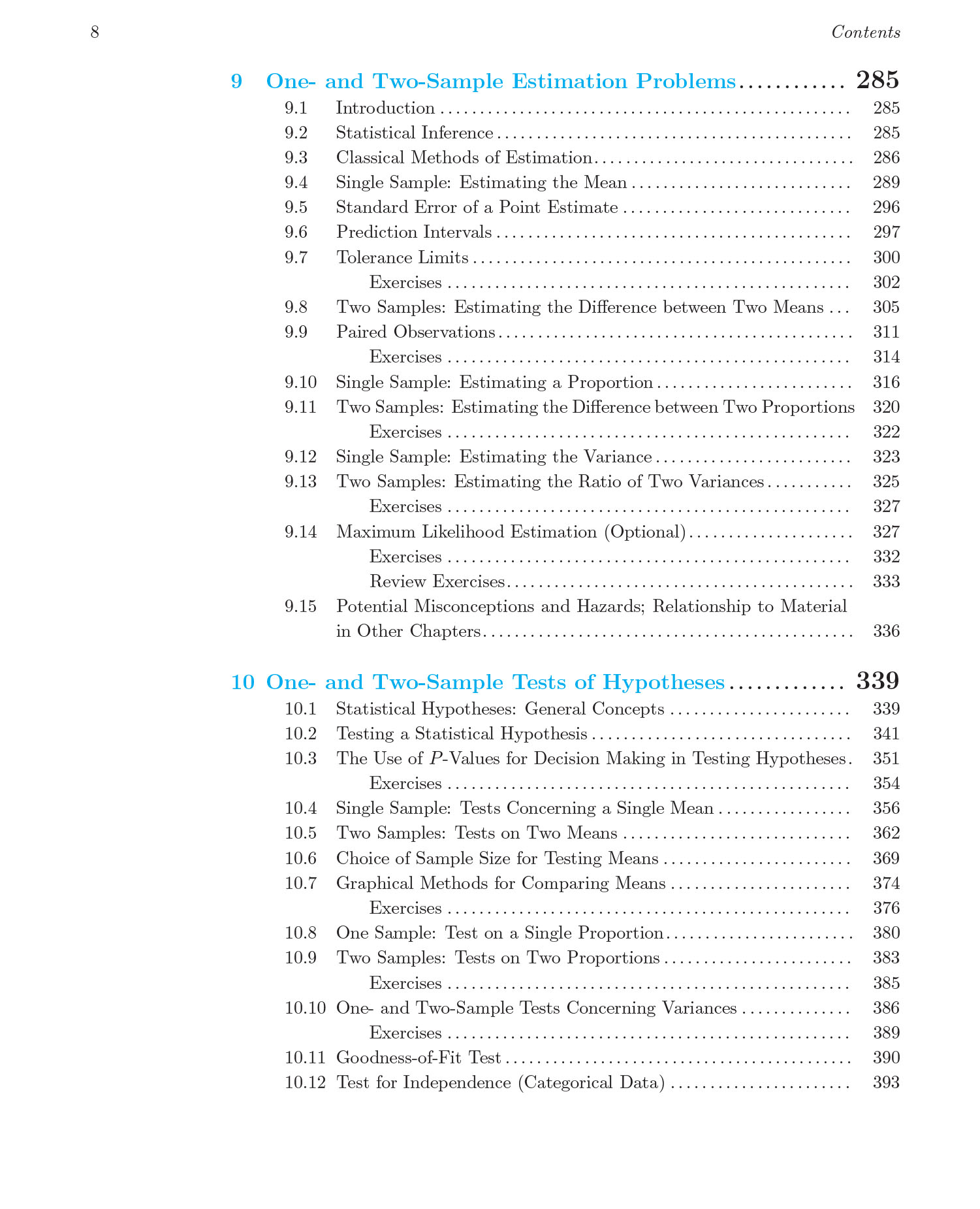 sách Probability and Statistics for Engineers and Scientists