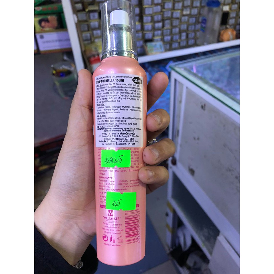 Xịt Dưỡng Tóc Wellmate Viatmin Phục Hồi Tóc 150Ml (Dạng Xịt )