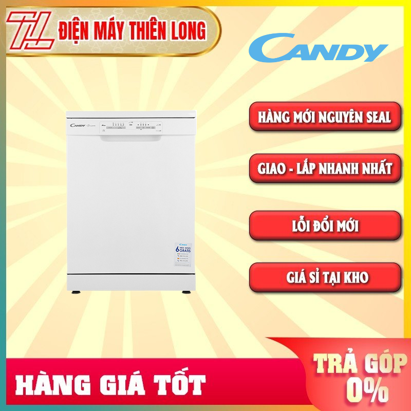 Máy rửa chén Candy CDPN 1L390PW  2150W - TRẢ GÓP 0% - GIAO TOÀN QUỐC - NGOÀI HCM TÍNH PHÍ