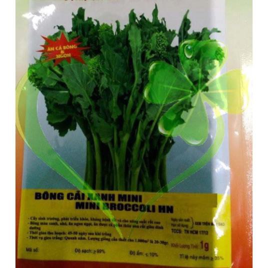 HẠT GIỐNG BÔNG CẢI XANH MINI - GÓI 1 GRAM