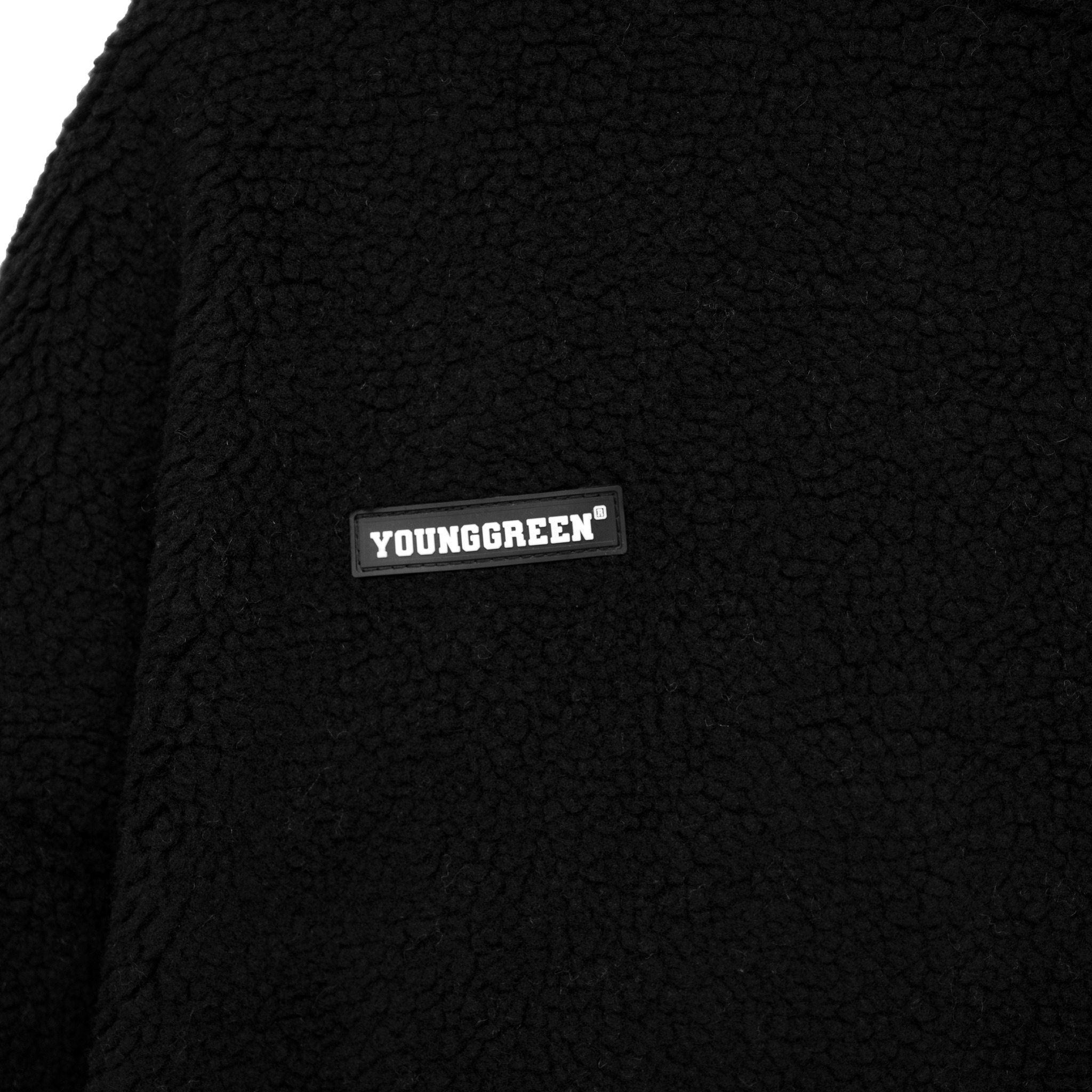 Áo Bông Young Green Fleece Phom Oversized