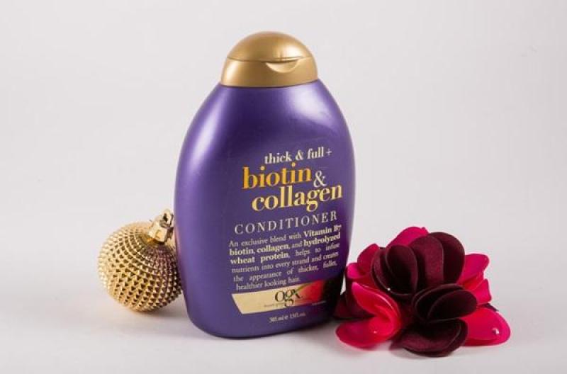 Dầu xả hỗ trợ mọc tóc, bổ sung Biotin giúp chắt khỏe tóc BIOTIN & COLLAGEN OGX 385ML nhập khẩu