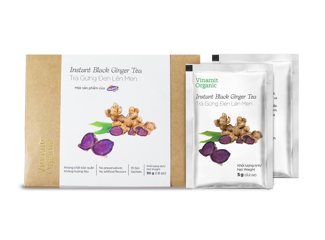 Gừng đen lên men 50g Vinamit