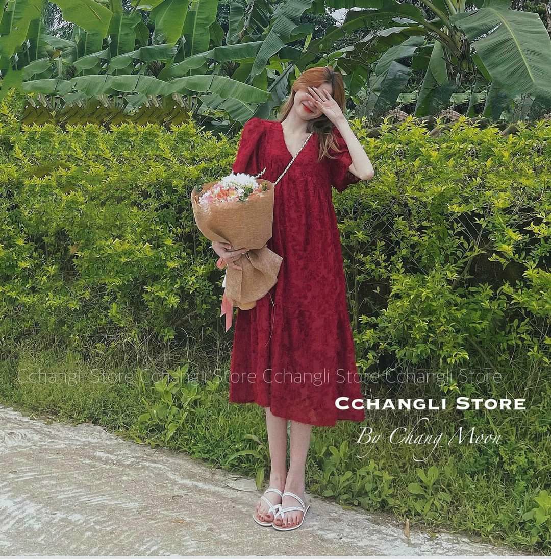 váy bầu, đầm bầu thiết kế mới cổ thủy thủ