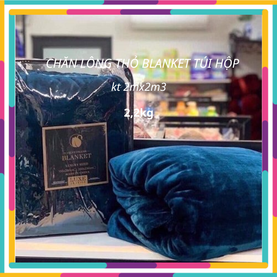 [Type 1 - Weighs 2.2 kg] High Quality Rabbit Fur Blanket