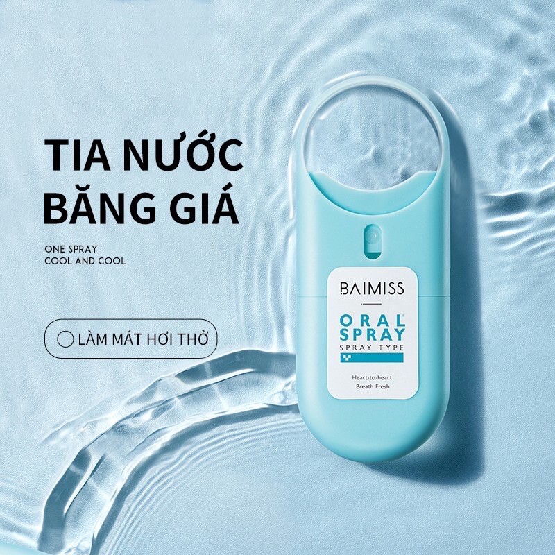 Xịt thơm miệng diệt khuẩn kissing spray and love spray