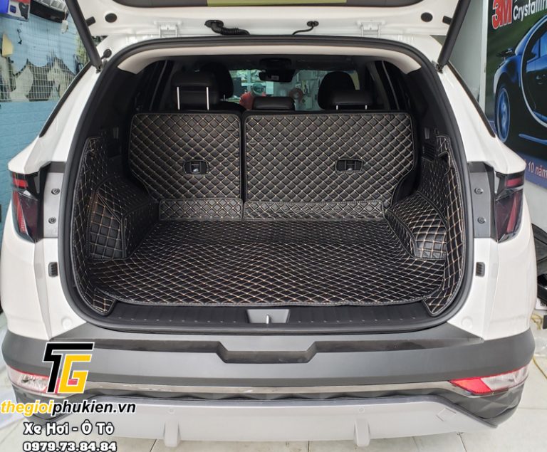 Lót cốp da 6D Hyundai Tucson 2022 full thành
