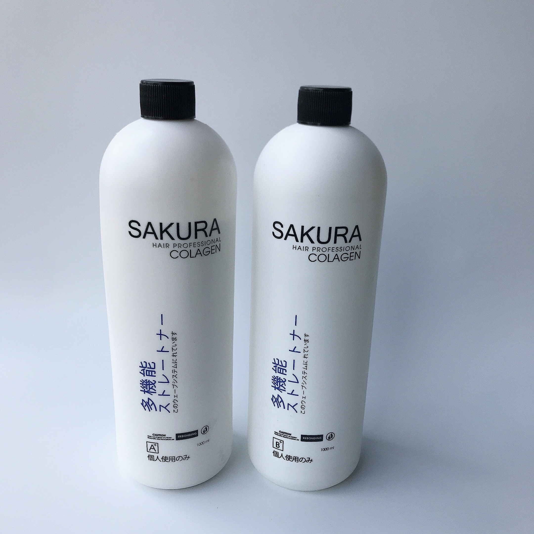 Thuốc uốn tóc SAKURA mềm hóa nhanh thuốc mùi thơm bóng mượt tóc ( Cặp 1000ml)
