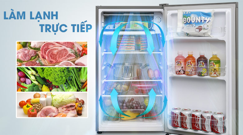 Tủ lạnh mini Electrolux EUM0900SA 92L - Hàng chính hãng