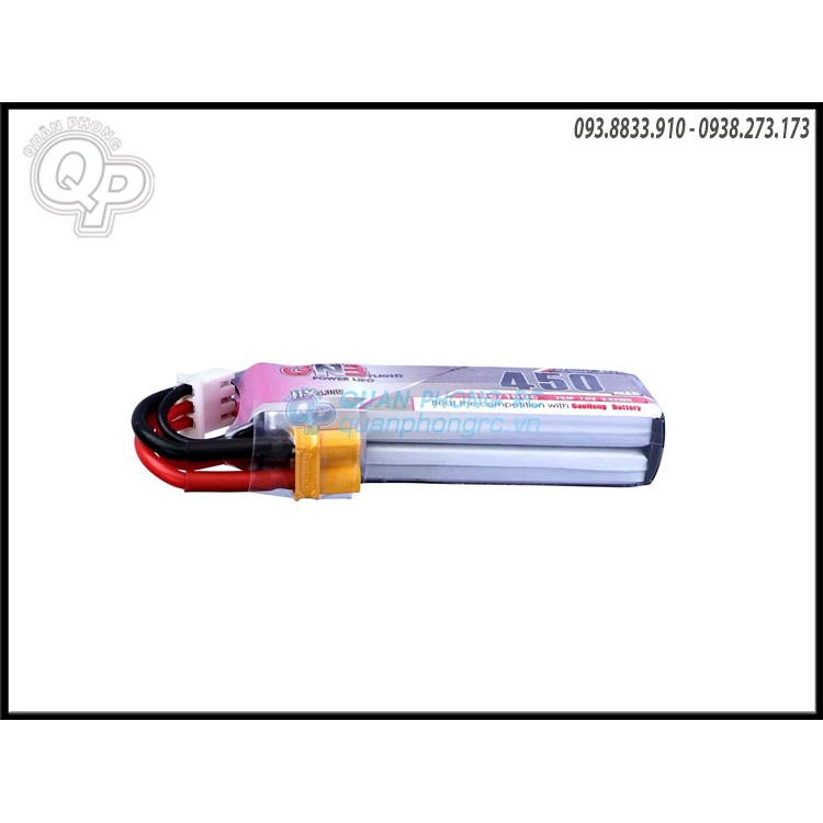 Pin GNB 2S 450mAh 80C