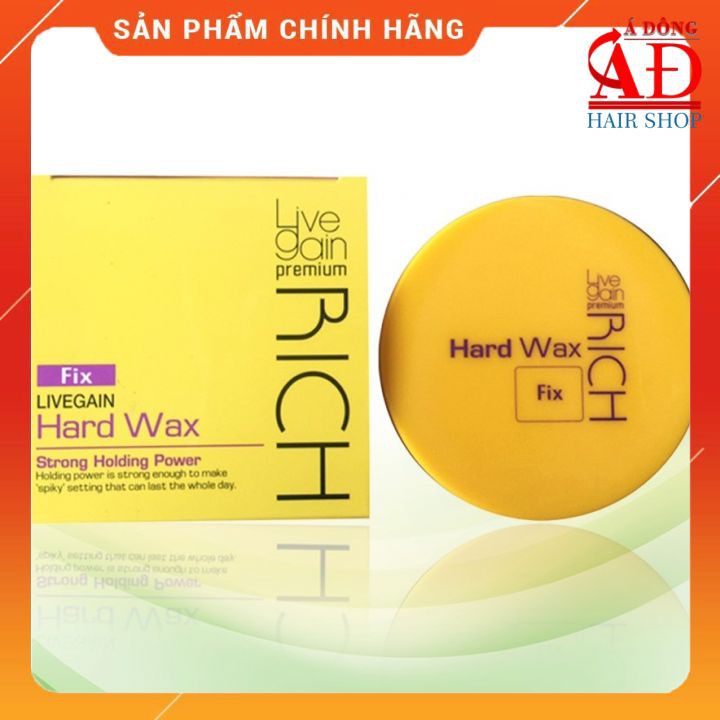 Sáp vuốt tóc siêu cứng Livegain Premium Rich Hard Wax Fix Hàn Quốc 110g