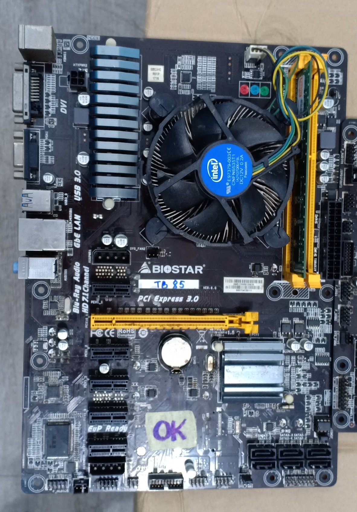 Combo main đào 6 chân b85 hoặc h81 (main + cpu+ ram) giá rẻ