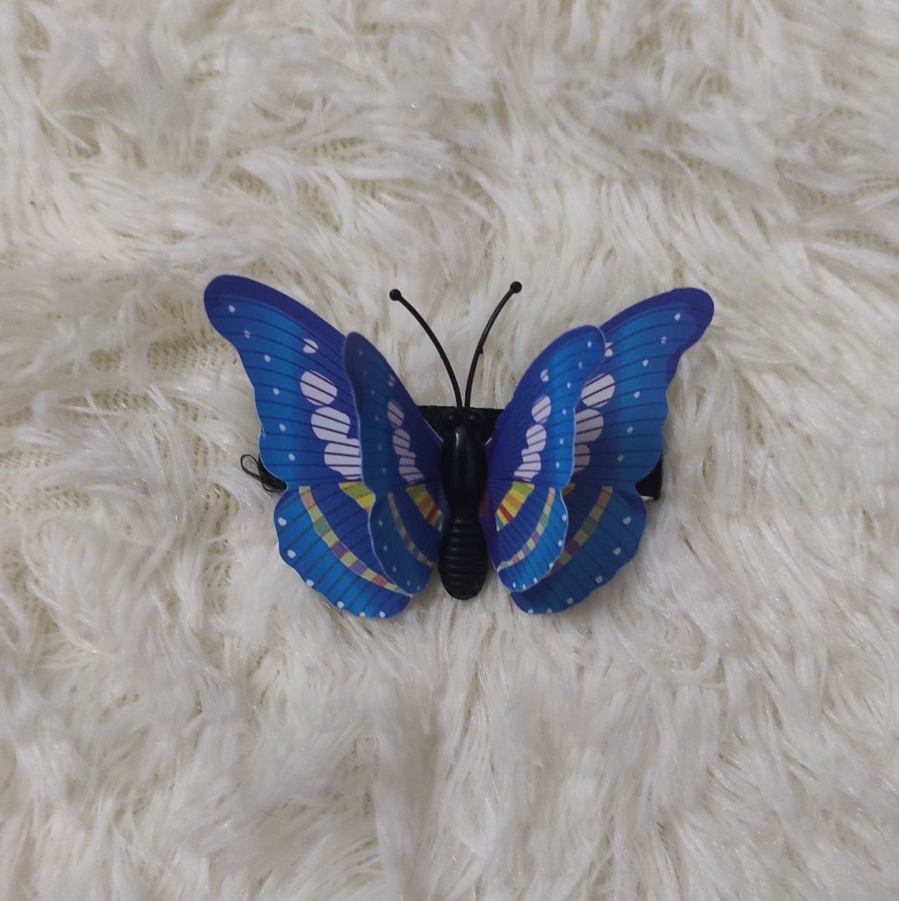 Kẹp handmade bướm nổi 2 lớp 3D
