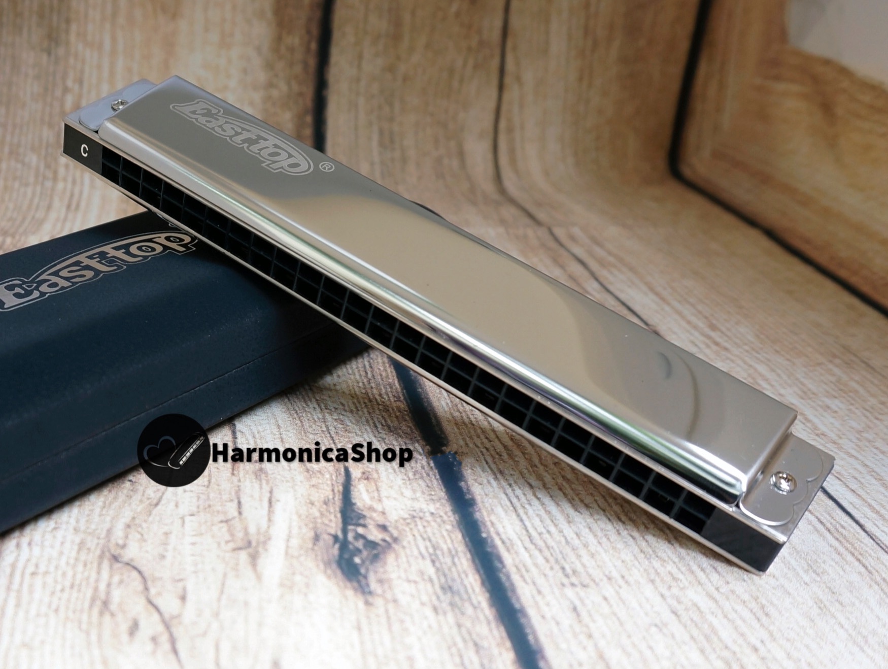 🎶Kèn Harmonica 24 lỗ 🎵 Tremolo Easttop T2403 Cao cấp