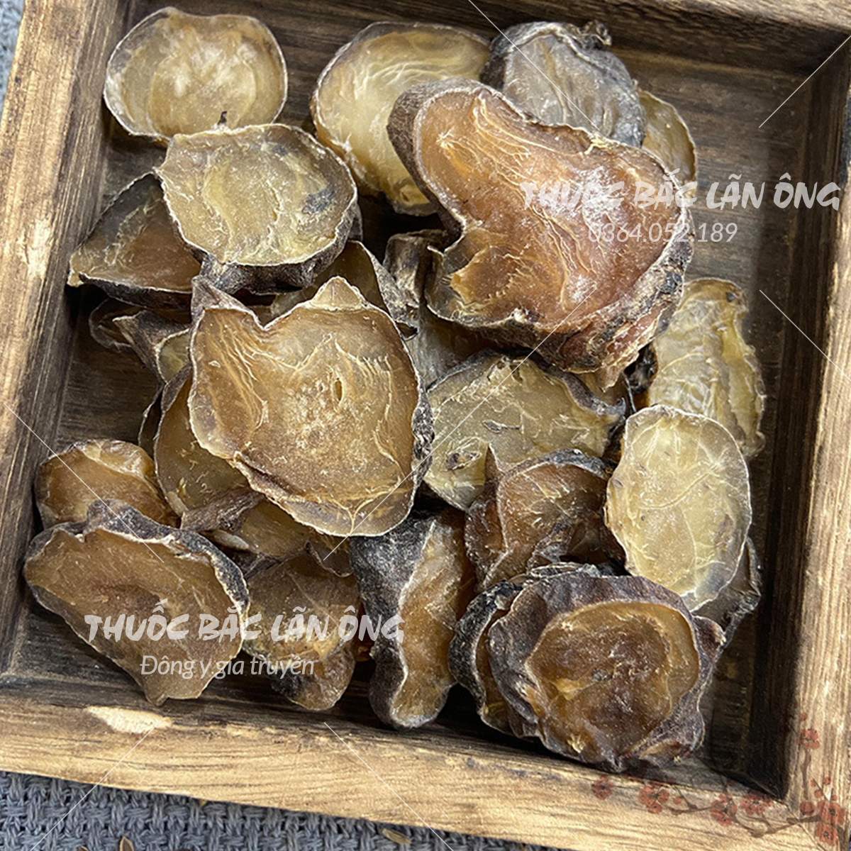 Hắc phụ tử 100g khô, sạch, thơm - Lãn Ông