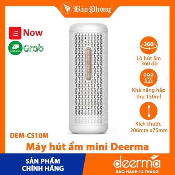 Máy hút ẩm mini thông minh Deema Dehumidifier DEM CS10M - điện tử gia đình phòng ngủ phòng khách tủ quần áo điều hoà wc