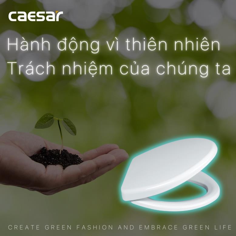Nắp Bồn Cầu CAESAR M220 Đóng Thường