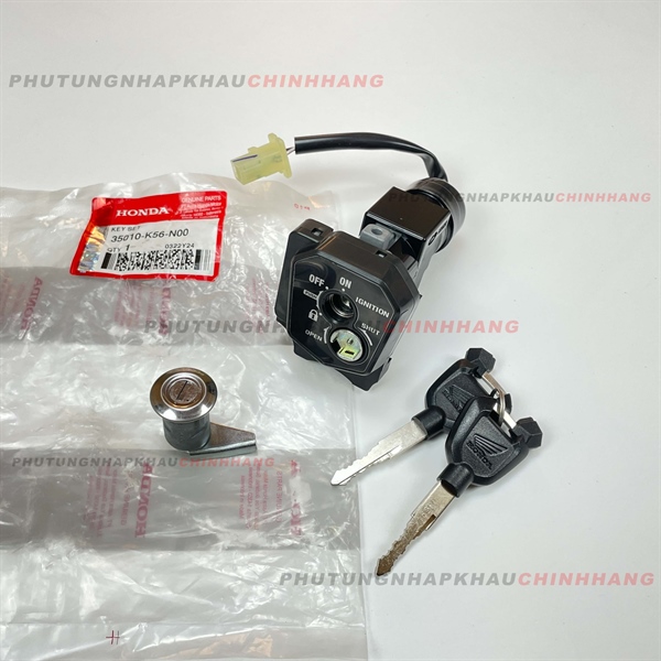 Bộ ổ khóa sonic 150 nhập chính hãng honda indo 35010k56n00