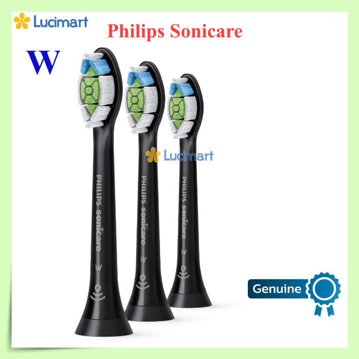 Đầu bàn chải điện Philips Sonicare W Diamond Clean Black [Hàng Mỹ]