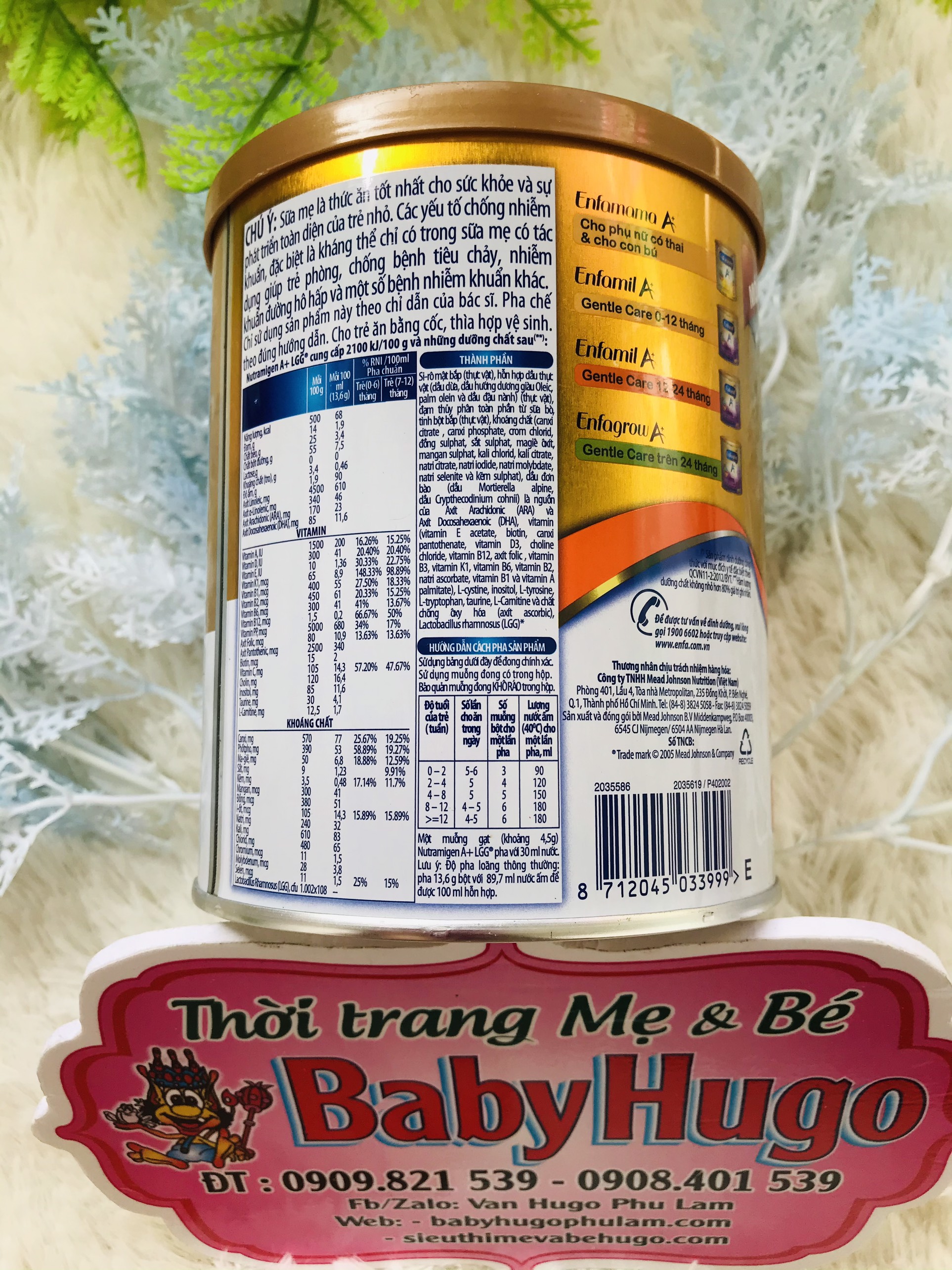 Sữa Nutramigen LIPIL A+ Cho bé dị ứng đạm sữa  400g (0-12 tháng)
