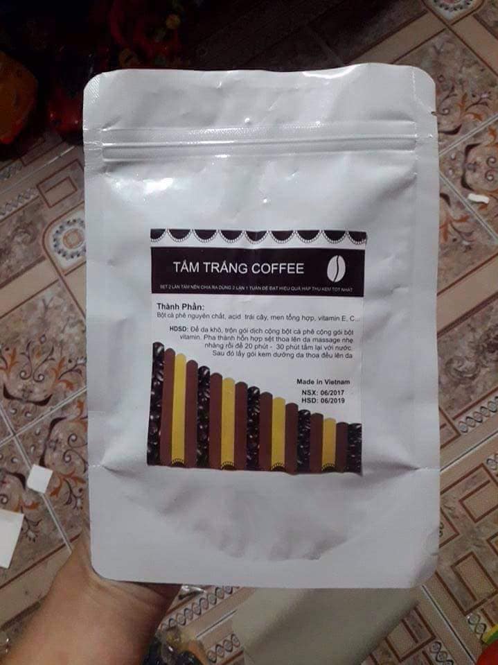 Combo 10 - tắm trắng cà phê - tắm trắng cafe