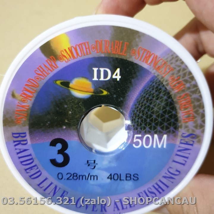 Dây Dù PE ID4 50m nhiều size dễ lựa chọn-DÂY siêu bền