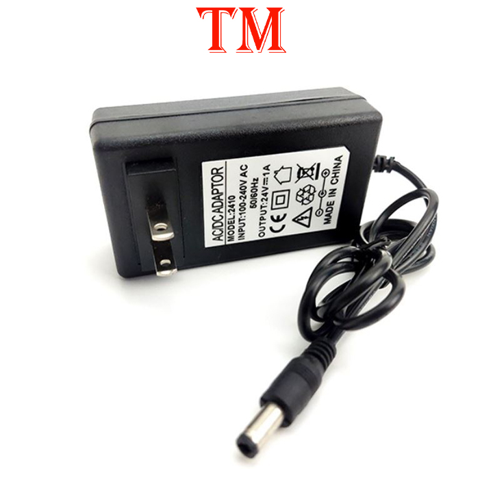Nguồn adapter 24V 1A jack DC 5.5 x2.1 mm