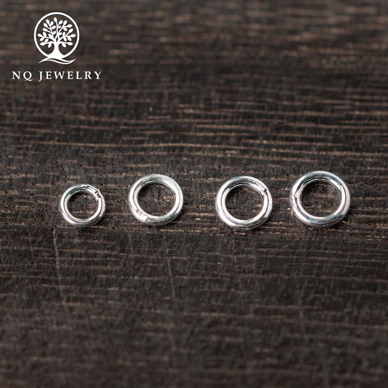 [HCM]Combo 2 charm bạc khoen tròn kín - NQ Jewelry