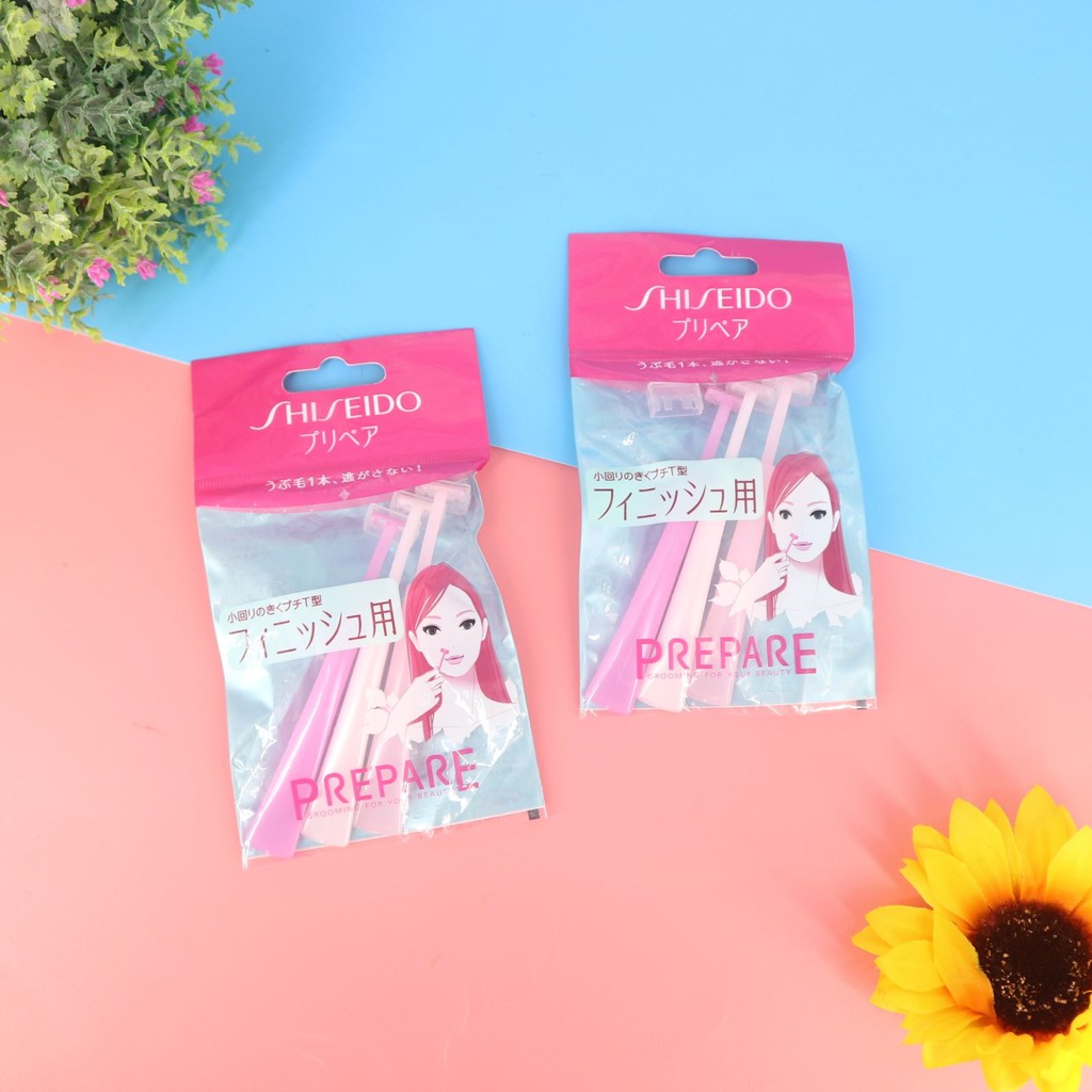 [HCM]Bộ 3 Dao Cạo Shiseido Nhật Bản