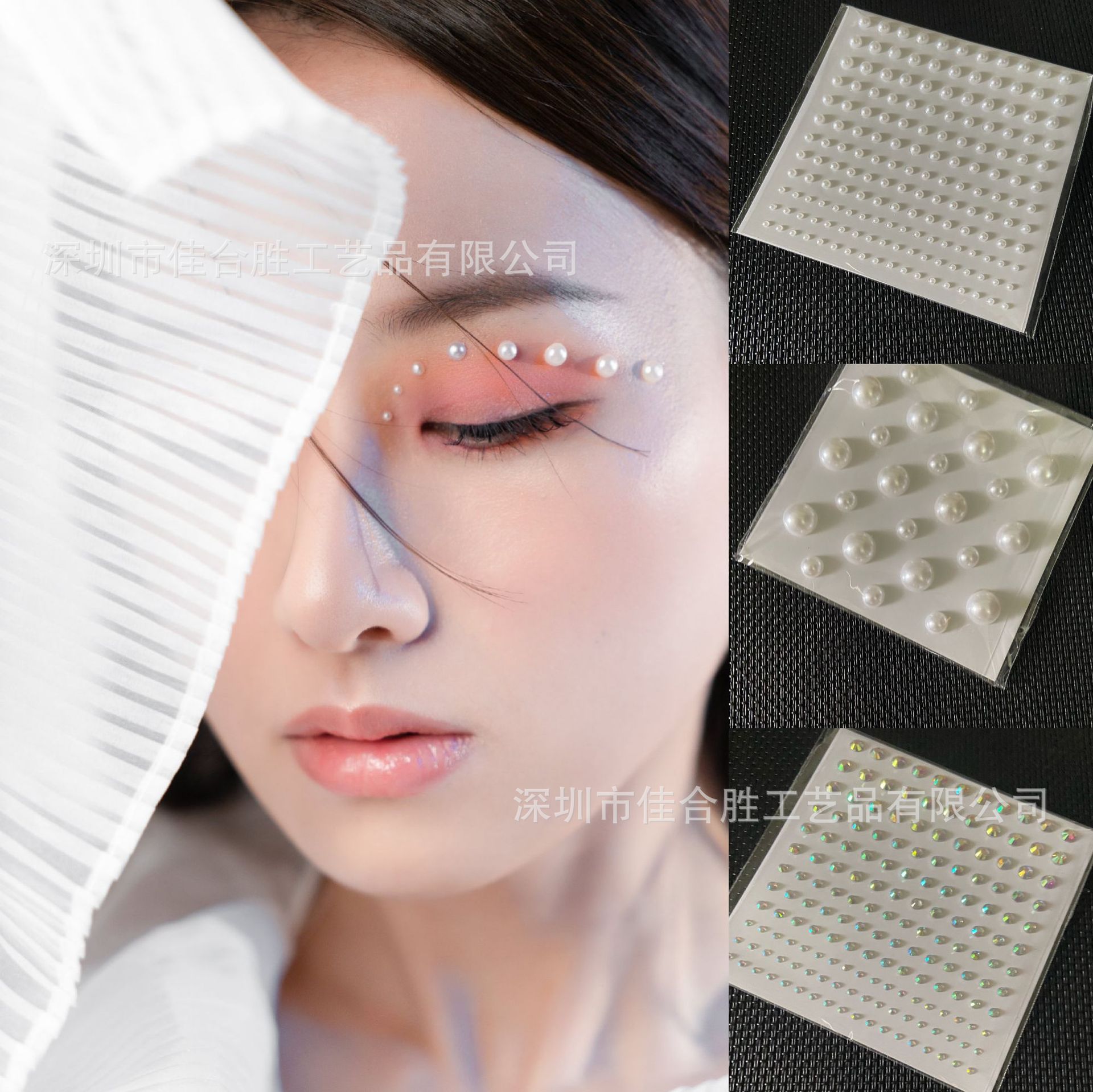 Miếng dán đính đá cho mắt, mặt, Body, Tóc dùng trang điểm