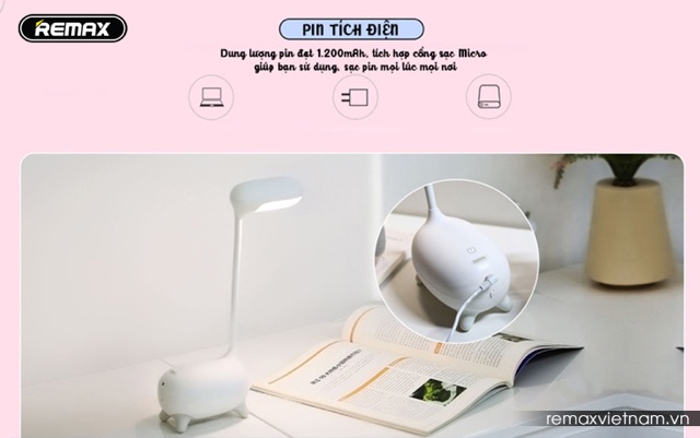Đèn Led Cảm Ứng hình con hươu Remax RT-E315